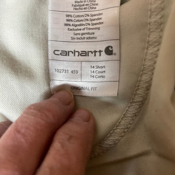 Carhartt Blaine Style Women's Jeans 14 Short Medium Wash Straight Leg Raw hem. - Picture 5 of 6